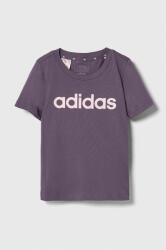 Adidas tricou de bumbac pentru copii culoarea gri 9BYX-TSG034_90X