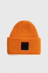 The North Face caciula culoarea portocaliu, din tricot gros 9BYX-CAU02S_28X