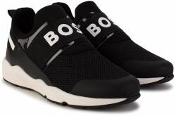 Boss sneakers pentru copii culoarea negru PPYX-OBK0TW_99X