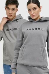 Kangol bluza unisex, culoarea gri, cu glugă, cu imprimeu 9BYY-BLU014_90X