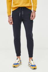 Armani Exchange pantaloni barbati, culoarea albastru marin, neted 99KK-SPM07R_59X (8NZP73.ZJKRZ.NOS)