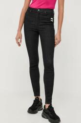 Karl Lagerfeld jeansi Ikonik 2.0 femei, culoarea negru PPYX-SJD070_99J