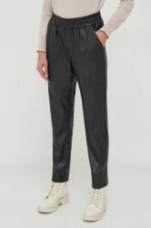 Artigli pantaloni femei, culoarea negru, drept, high waist 9BYX-SPD133_99X