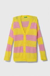 Benetton pulover pentru copii din amestec de lana culoarea galben 9BYX-SWG05J_11X
