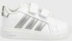 adidas sneakers pentru copii GRAND COURT 2.0 culoarea alb 9BYX-OBK021_00X
