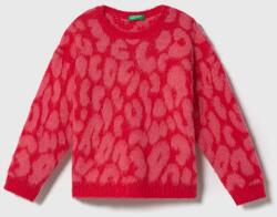 Benetton pulover pentru copii din amestec de lana culoarea roz, light 9BYX-SWG05G_42X