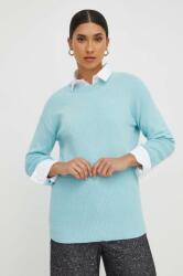 MARELLA pulover din amestec de lana femei, culoarea turcoaz, light 9BYX-SWD0AC_56X