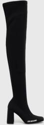 Love Moschino cizme femei, culoarea negru, cu toc drept, JA26069G1HIM0000 9BYX-OBD0HE_99X