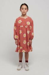 Bobo Choses rochie din bumbac pentru copii culoarea roz, mini, evazati 9BYX-SUG0F1_34X