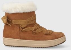 Geox cizme de iarna pentru copii din piele intoarsa culoarea maro 9BYX-OBK0SA_82X