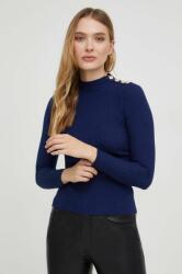 ANSWEAR pulover culoarea albastru marin, light, cu turtleneck BMYX-BDD045_59X