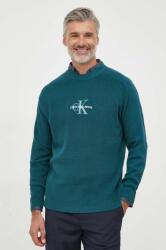 Calvin Klein pulover de bumbac culoarea verde, light PPYX-SWM00D_77X
