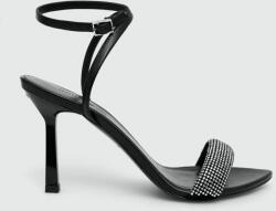 Hugo sandale de piele Katniss Sandal 90 culoarea negru, 50504516 9BYX-OBD3J0_99X
