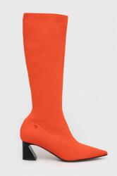 Patrizia Pepe cizme femei, culoarea portocaliu, cu toc drept, 2Y0014 K156 R809 9BYX-OBD2LP_22X