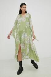 AllSaints rochie culoarea verde, midi, oversize PPYX-KUD0K5_77X