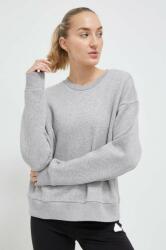 Adidas bluza femei, culoarea gri, melanj PPYX-BLD054_09X
