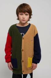 Bobo Choses cardigan de lână pentru copii culoarea verde 9BYX-SWK03H_87X