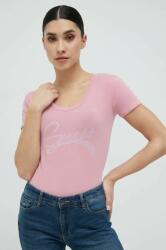 Guess tricou femei, culoarea roz PPYX-TSD01E_30A