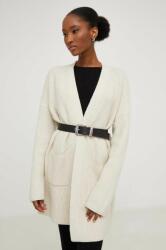 Answear Lab cardigan femei, culoarea bej, călduros BMYX-SWD04D_01X