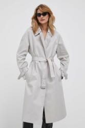 Calvin Klein palton femei, culoarea gri, de tranzitie 9BYX-KPD005_90X