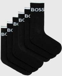 Boss șosete 6-pack bărbați, culoarea negru 50510168 9BYX-LGM03K_99X