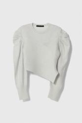 Sisley pulover copii culoarea gri, light 9BYX-SWK01T_90X