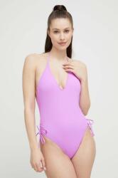 Ralph Lauren costum de baie dintr-o bucată culoarea violet, cupa usor rigidizata PPYX-BID0KN_48X Costum de baie dama