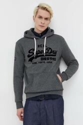 Superdry bluza barbati, culoarea gri, cu glugă, melanj 9BYX-BLM121_90Y