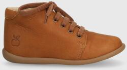 Pom D'api pantofi din piele intoarsa pentru copii culoarea maro 9BYX-OBK177_82X