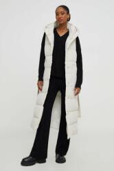Answear Lab vesta femei, culoarea bej, de iarna BMYX-KUD077_80X