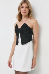 REDValentino rochie culoarea negru, mini, evazati 9BYX-SUD0NN_99X