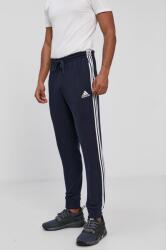 adidas Pantaloni GK8888 bărbați, culoarea albastru marin, cu imprimeu 9BY8-SPM067_59X