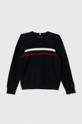 Tommy Hilfiger pulover de bumbac pentru copii culoarea albastru marin 9BYX-BLB01P_59X