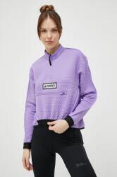 adidas TERREX hanorac culoarea violet, neted PPYX-BLD0MR_45X