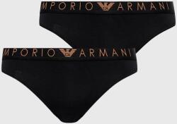Emporio Armani Underwear chiloti 2-pack culoarea negru 9BYX-BID0EY_99X