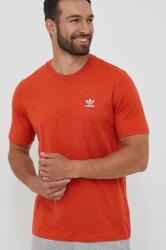 adidas Originals tricou din bumbac culoarea portocaliu, neted 9BYX-TSM0DF_22X