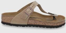 Birkenstock șlapi din nubuc Gizeh culoarea maro PPYY-KLU00K_98X (943811)