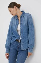 Tommy Hilfiger camasa jeans femei, cu guler clasic, regular 9BYX-KDD0CI_50J