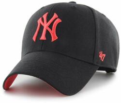47brand șapcă din amestec de lână MLB New York Yankees culoarea negru, cu imprimeu 99KK-CAU0G9_99X