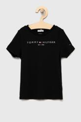 Tommy Hilfiger tricou de bumbac pentru copii culoarea negru, cu imprimeu KS0KS00210 99KK-TSK001_99X