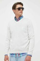 HUGO BOSS pulover de lana barbati, culoarea alb, light 9BYX-SWM01H_01X