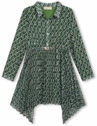 Michael Kors rochie fete culoarea verde, mini, evazati 9BYX-SUG057_77X