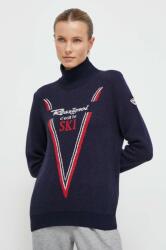 Rossignol pulover de lana femei, culoarea albastru marin, cu turtleneck 9BYX-SWD1I8_59X
