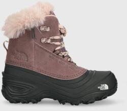 The North Face cizme de iarna pentru copii Y SHELLISTA V LACE WP culoarea violet 9BYX-OBK0C8_45X