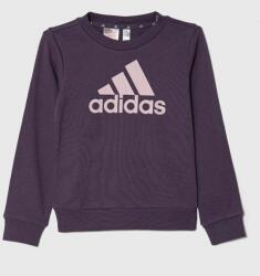 Adidas bluza copii culoarea violet, cu imprimeu 9BYX-BLG043_45X
