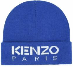 Kenzo kids caciula din lana pentru copii culoarea albastru marin, din tesatura neteda 9BYX-CAK023_59X