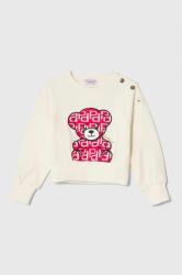 Pinko Up bluza copii culoarea bej, cu imprimeu 9BYX-SWG059_01X