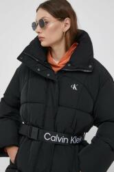 Calvin Klein geaca femei, culoarea negru, de iarna 9BYX-KUD1JU_99X