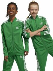 Adidas bluza copii culoarea verde, cu imprimeu 9BYX-BLK070_77X