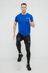 Asics leggins de alergare barbati, culoarea negru, neted PPYY-LGM097_99X